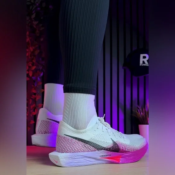 Nike ZoomX 🔥 Vaporfly Next% 3 White Vivid Purple DV4129-104 Men's Size 12 13 NEW - Picture 6 of 15